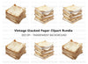 Vintage Stacks Clipart Bundle