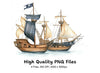 Pirate Ship Clipart Bundle