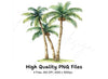 Palm Trees Clipart Bundle