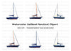 Sailboats Clipart Bundle
