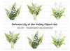 Lily of the Valley Clipart Bundle