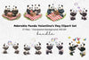 Cute Panda Bear Picnic Clipart Bundle
