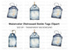 Denim Tags Clipart Bundle
