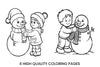 Kids Decorating Gingerbread House Fun Coloring Books