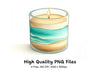 Beach Themed Candle Clipart Bundle