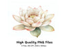 Graceful Water Lily Clipart Bundle