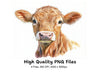 Cute Calf Clipart Bundle