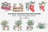 Valentine Koala Bear Clipart Bundle