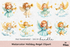Holiday Angel Clipart Bundle