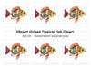 Vibrant Tropical Fish Clipart Bundle