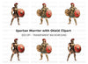Ancient Roman Warrior Clipart Bundle