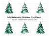 Christmas Trees Clipart Bundle