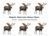 Majestic Moose Clipart Bundle