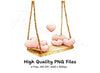 Hearts on Wooden Swings Clipart Bundle