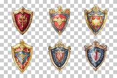 Heraldry Shield Coat of Arms Clipart Bundle - CraftNest - Digital Crafting and Art