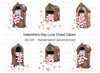 Vintage Heart Box Clipart Bundle