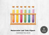 Lab Tube Clipart Bundle
