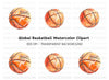Basketball Splashes Clipart Bundle
