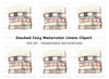 Cozy Stacked Quilts Clipart Bundle