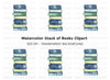Stacked Pillows Clipart Bundle