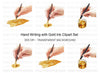 Fountain Pen Handwriting Clipart Bundle