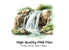 Waterfall Clipart Bundle