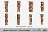 Vibrant Totem Pole Cultural Designs Clipart Bundle
