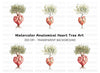 Heart Tree Clipart Bundle