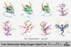 Cute Baby Dragon Clipart Bundle