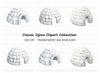 Igloo Clipart Bundle