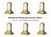 Weathered Gravestone Clipart Bundle