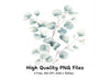 Soft Eucalyptus Leaves Clipart Bundle