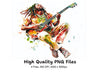 Reggae Guitarists Clipart Bundle