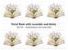 Open Book with Lavender and Flowers Clipart Bundle