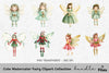 Cute Fairy Clipart Bundle