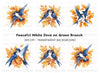 Swallows and Autumn Leaves Clipart Bundle