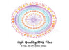 Mandala Circles Clipart Bundle