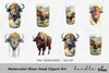 Bison Head Clipart Bundle