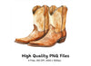 Classic Cowboy Boots Clipart Bundle
