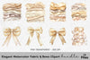 Elegant Fabric Bows Clipart Bundle