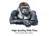 Gorilla Clipart Bundle