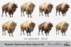 Majestic American Bison Clipart Bundle