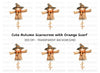 Cute Scarecrow Clipart Bundle