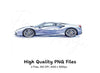 Ferrari 488 GTB Clipart Bundle