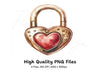 Heart Lock Clipart Bundle