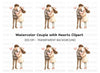 Cute Couple in Love Clipart Bundle