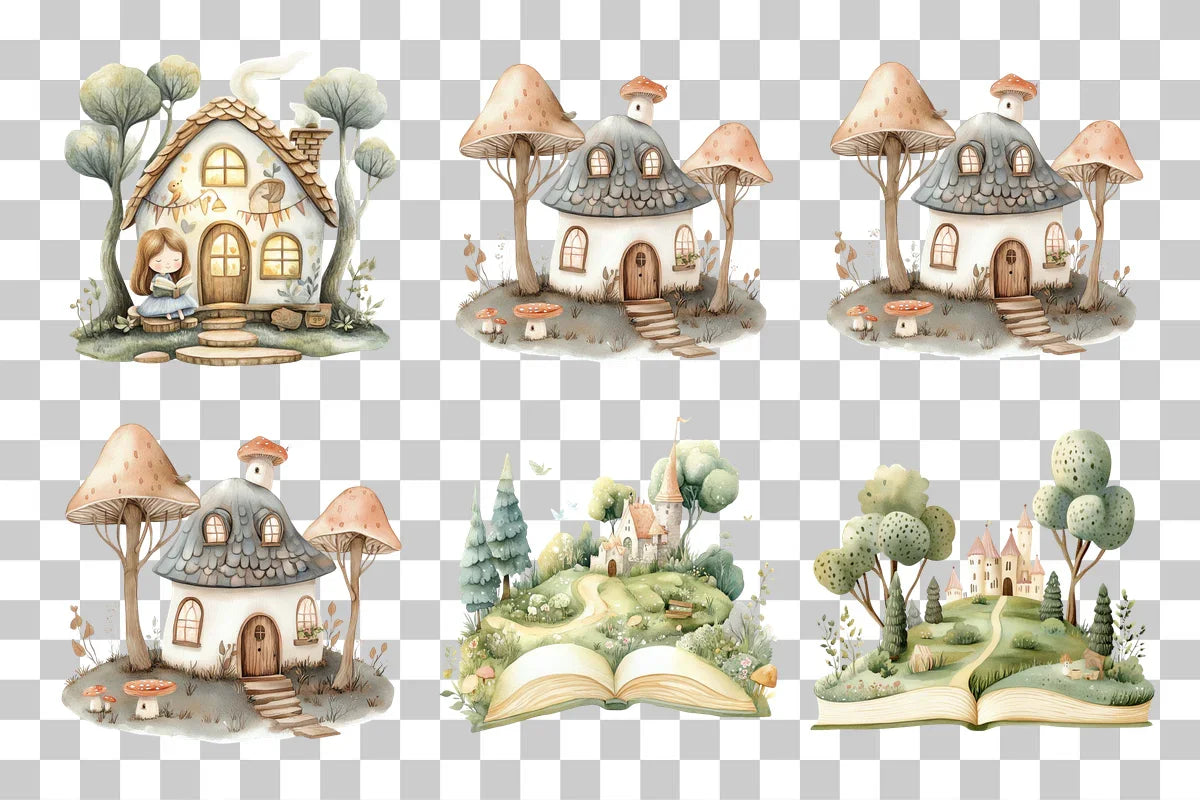 Fantasy Storybook World Clipart Bundle - CraftNest - Digital Crafting and Art