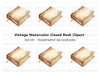 Aged Book Clipart Bundle