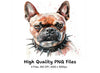 French Bulldog Clipart Bundle