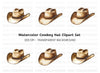 Cowboy Hat Clipart Bundle